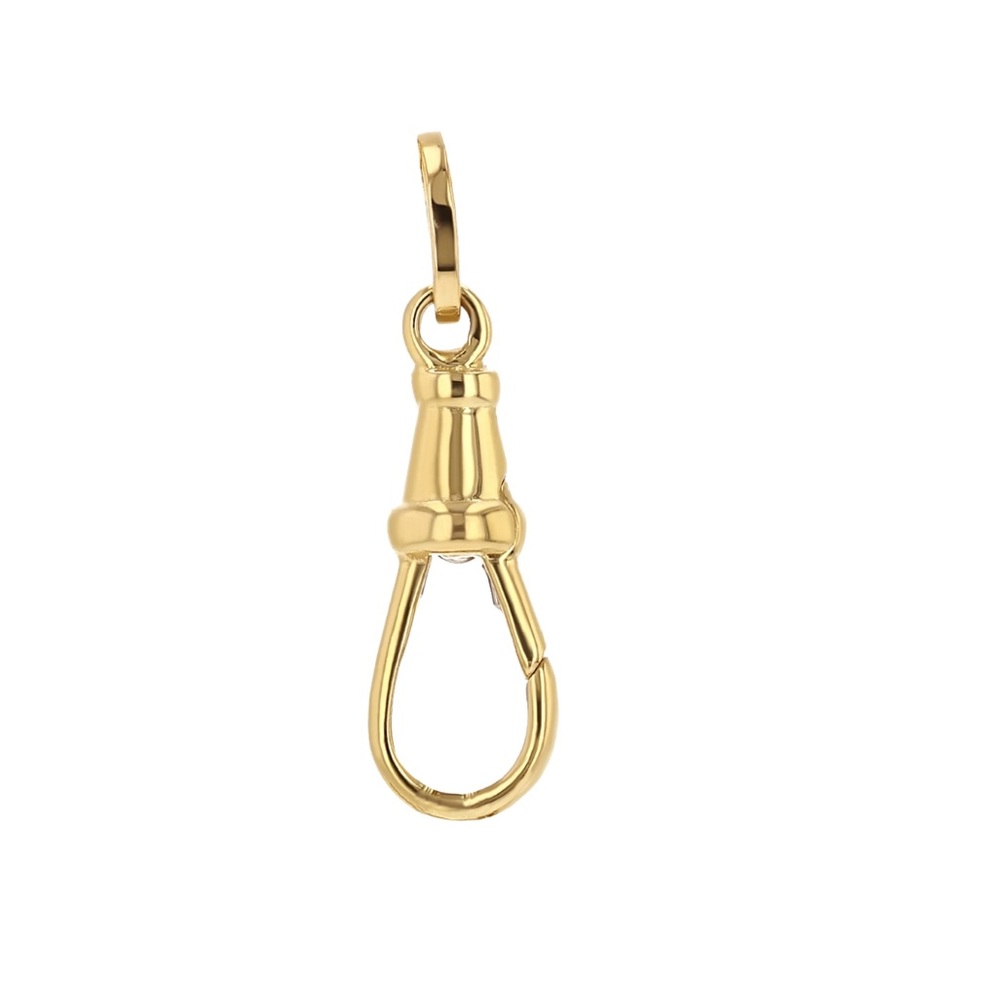 Vintage Gold Clasp Charm Holder from Starling